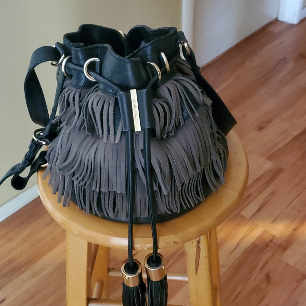 Fringe Bucket Purse